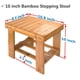 thumbnail image 2 of Taburete Bamboo Bench Selected Taburete De Madera De 10 Cm, 2 of 7