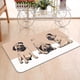 thumbnail image 1 of 1pc Modern Geometric Non-Slip Carpet Floor Mat for High Traffic Areas - Dirt Resistant, Absorbent, and Suitable for Living Room, Bedroom, Bathroom, and Carpet - 45 x 120, 1 of 4