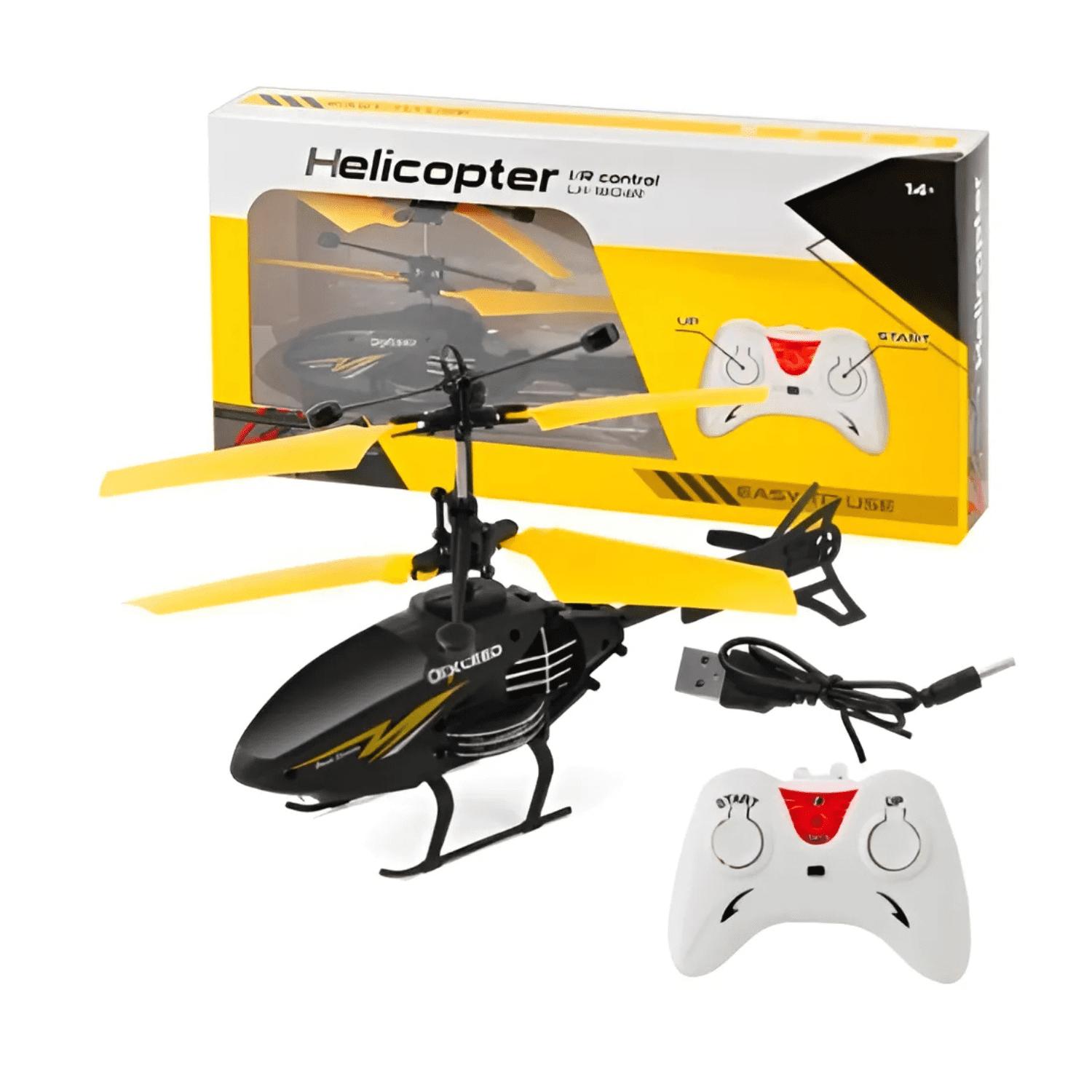 Genérico - Helicóptero Volador Mini Dron Control Remoto Amarillohelicóptero Volador Mini Dron Control Remoto Amarillo