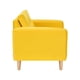 thumbnail image 5 of Sofa Retro 1c Felpa 05 Amarillo, 5 of 6