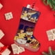 thumbnail image 4 of Bella (La Bella y la Bestia) Tema: Calcetines de Navidad, fino lino blanco para colgar en escaleras y chimenea, decoración navideña para el hogar, regalo de Navidad.54cm×38cm, 4 of 5