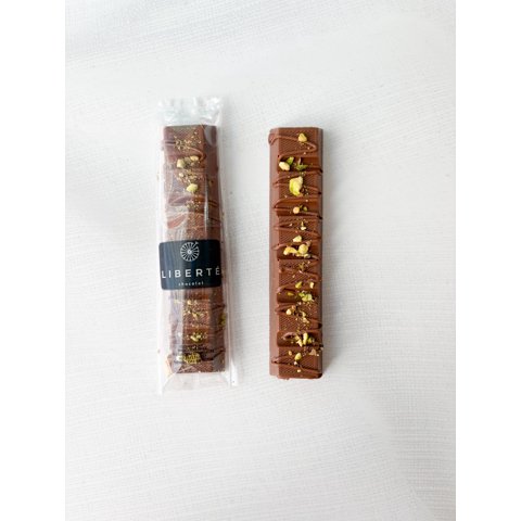 Liberté Chocolat - Tableta Viral De Dubái Chocolate Leche - Pistacho Oasis