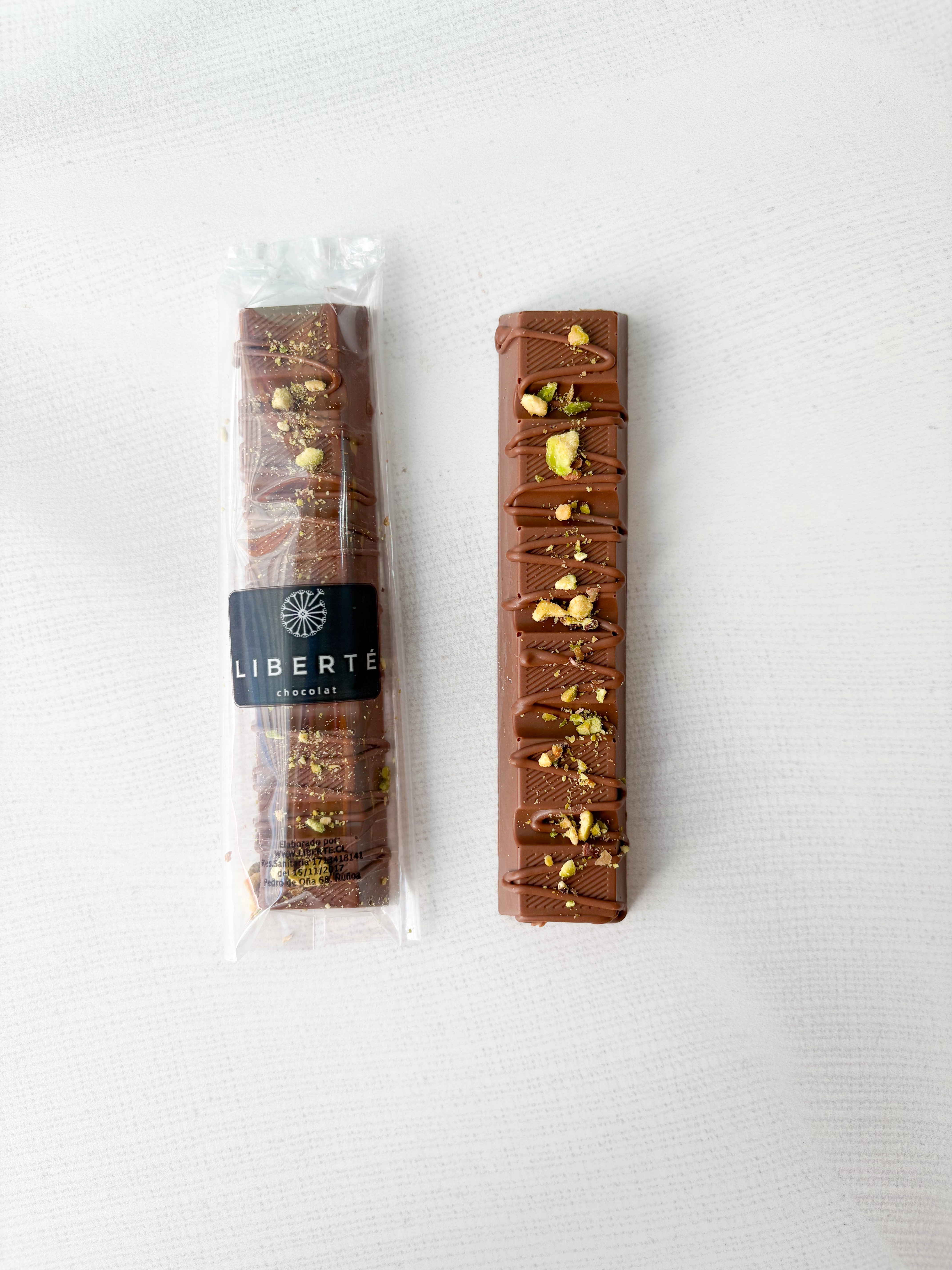 Liberté Chocolat - Tableta Viral De Dubái Chocolate Leche - Pistacho Oasis