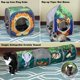 thumbnail image 3 of Set de juego para gatos Kitty City Safari Jungle con cubo, túnel y escondite, 3 of 7
