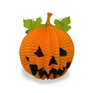 Adorno Calabaza Papel 16X13 Cm Halloween Big Party