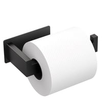 Portarrollos De Papel Higiénico Auxmir Matte Black Sus304 De Acero Inoxidable