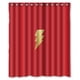 thumbnail image 1 of Cortina de ducha con diseño minimalista de Thunder Bolt y ganchos (60 x 72 pulgadas), 1 of 3