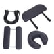 thumbnail image 3 of Cuna Facial Con Almohada Para Camilla De Masaje, De Piel Sintética Resistente, Estable, Universal, Color Negro, 3 of 5