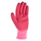 thumbnail image 2 of Guantes de jardinería para mujer Wells Lamont, pequeños, de látex, color rosa, 2 of 3