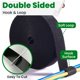 thumbnail image 3 of Cinta de gancho y bucle ECOHomes 2,5 cm x 9 m negra de doble cara, 3 of 9
