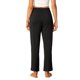 thumbnail image 3 of INSPIRE CHIC Pantalones de pijama de algodón para mujer, suaves y transpirables, pantalones de dormir con bolsillos y cintura elástica 2XL 2pack Negro, 3 of 6