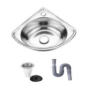 Bothyi - Baño De Esquina Fregadero De La Pared De La Pared Del Triángulo Del Triángulo Del Triángulo Del Apartamento Rv Tipo A