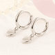 thumbnail image 2 of Aros Plata Argolla Colgante Corazon, 2 of 7