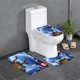 thumbnail image 1 of WALL·E Juego de 3 alfombras de baño de coral fleece: tapete de baño + alfombra de inodoro en forma de U + funda de tapa de inodoro en forma de O, 1 of 6