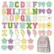 thumbnail image 1 of Parches autoadhesivos PKWYF con letras de chenilla, multicolor, 1 of 3