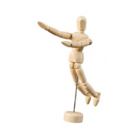 Magideal - Maniquí De Madera Para Artistas, Maniquí Masculino De Madera, Soporte Para Adornos De Muñecas, Modelo De Figura, Maniquí Articulado, Articulaciones Co S