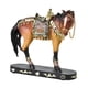 thumbnail image 3 of Colección De Estatuas De Caballos Escultura De Resina De Caballo Para Estantería Estudio Decoración Del Hogar Marrón, 3 of 5