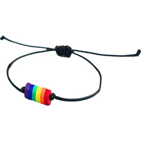 Genérico - Pulsera Arcoíris Unisex Brazalete Cuerda