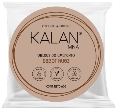 Kalan - Obleas De Amaranto Sabor Nuez