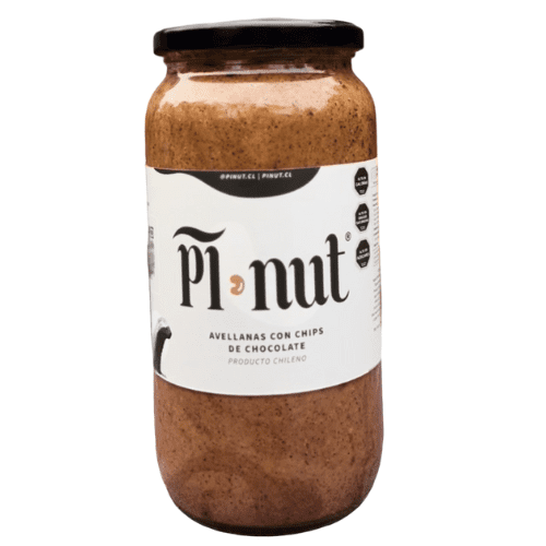 Mantequilla Crema Pasta Avellana Chips Chocolate 1000g - Pinut®