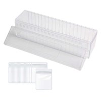 Ioensy - 20 Bolsas De Almacenamiento De Joyas, Bolsa De Embalaje Multiusos Para Pendientes, Anillos, Pulseras, Transparentes Con Caja