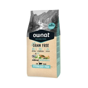 Ownat - Alimento Para Gatos Grain Free Sterilized Fish Cat 3 Kg