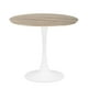 thumbnail image 1 of Mesa Redonda Tulip | Cubierta Efecto Madera blanco 80 cm, 1 of 2