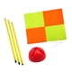 thumbnail image 1 of Bandera de esquina de fútbol, equipo de campo, bandera de deportes de entrenamiento versátil, bandera de esquina de campo de fútbol para adultos y niñ Base roja de poste de 15 m., 1 of 5