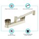 thumbnail image 5 of Grifo de Cocina Dura Faucet DF-PK600S-BQ Bisque, 5 of 8