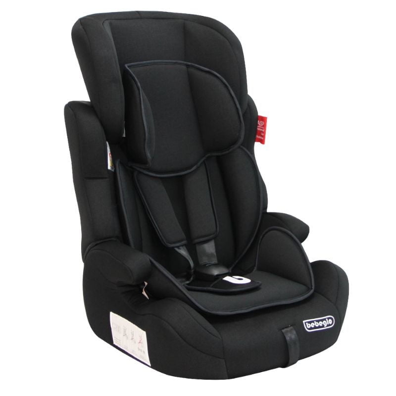 Bebeglo - Silla De Auto Butaca Alzador De 9 A 36 Kg Rs-3820 Negro