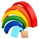 thumbnail image 5 of Rainbow Stacker Nesting Blocks Puzzle Para 3 4 5 A?os Sin Mu?ecas, 5 of 5