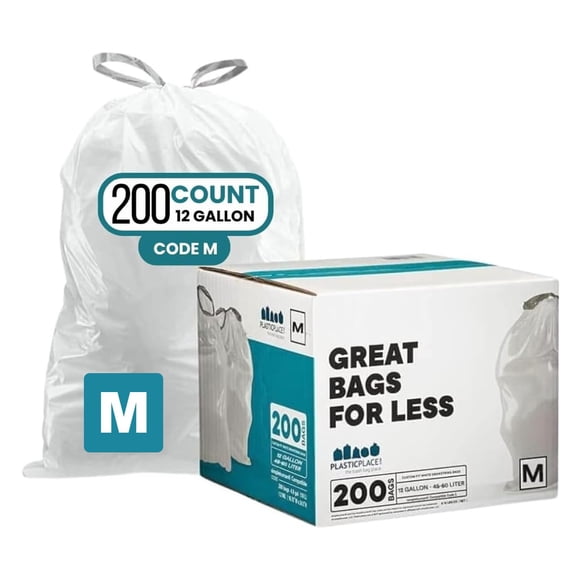 Bolsas De Basura Custom Fit Simplehuman Code M 12l