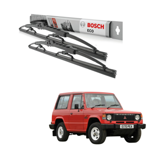 Plumillas Bosch Eco Para Mitsubishi Montero 1984-1991