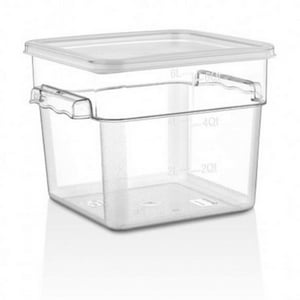 Gastroplast - Recipiente Policarbonato Cuadrado 7,6 Lts