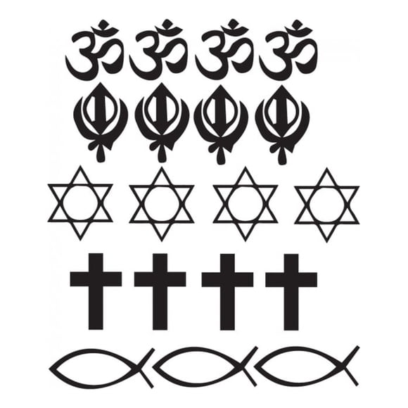 Decomural Religion Love Peace Set WS-33264