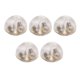 thumbnail image 4 of 5 Pares De Soportes De Aretes De Silicona Transparente Suave Peque?os Espaciadores De Metal Dorado, 4 of 5