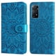 thumbnail image 1 of Funda tipo cartera FOXDOCK para Xiaomi Redmi Note 11 Pro 4G/5G , diseño girasol en relieve, cuero PU, cierre magnético, soporte y tarjetero, 1 of 5