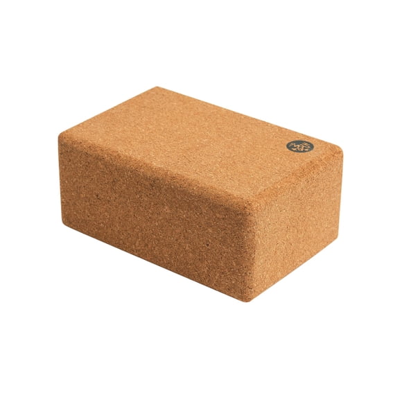 Bloque de yoga Manduka de corcho, 10 x 15 x 22,5 cm, ligero
