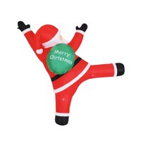 Magideal - Papá Noel Inflable Para Exteriores, Papá Noel Inflable Navideño, Papá Noel Colgante Con Bolsa De Regalos, Decoración Grande Para Jardín, Fabricado En