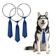 thumbnail image 1 of Uxcell Collar de Perro Corbatas de Aseo, Corbatas de Cuello de Perro a Granel Accesorios de Aseo de Collar de Lazo para Mascotas (3 Piezas, Poliéster, Azul Marino), 1 of 7