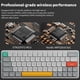 thumbnail image 5 of Teclado nuphy Air60 V2 inalámbrico 60% blanco con interruptores Gateron Brown, 5 of 6