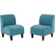thumbnail image 1 of Set 2 Poltronas Soft Felpa Turquesa, 1 of 1