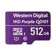 thumbnail image 2 of Tarjeta de Memoria MicroSD 512GB WD Purple SDXC UHS-I Clase 10 4K 100MB/s, 2 of 4