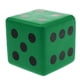 thumbnail image 3 of esponja dados espuma punto dados jugando a los dados de matemáticas enseñanza ventilación juguete verde, 3 of 5