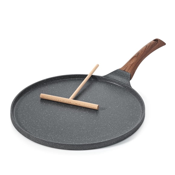 Sartén para crepes SENSARTE, antiadherente, revestimiento de granito suizo, 26 cm, para inducción