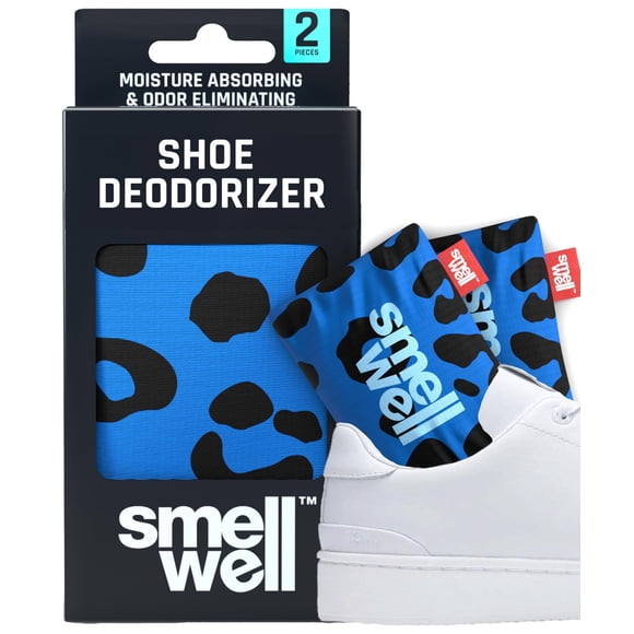 Desodorante para Zapatos SmellWell 51 g Pack de 2 Leopardo Azul