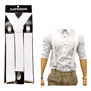 Suspensores Elasticado Adultoblanco, Outfit Elegante