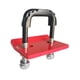 thumbnail image 5 of Abrazadera antirruido y tensor de enganche antirruido, resistente a la corrosión, con aisladores de goma. Accesorios para remolques y autocaravanas. E Rojo, 5 of 5