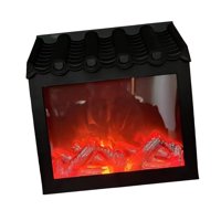 Ioensy - Adornos Navideños Con Forma De Farol De Chimenea Con Forma De Llama Led Para Fiestas En El Patio, Decoración De Habitaciones Y Aleros