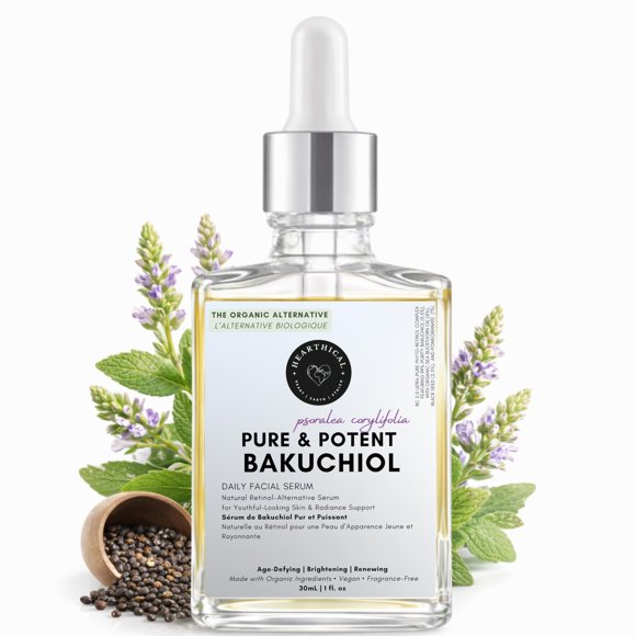 Suero Facial Hearthical Bakuchiol Orgánico 30 ml Iluminador
